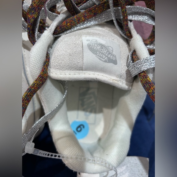 Vans Cream Canvas Sneakers - Picture 8 of 12